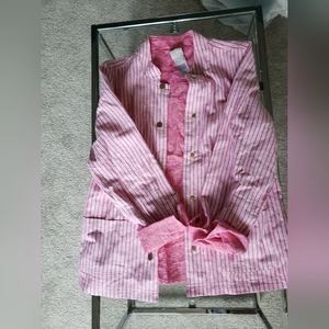 Chicos reversible linen jacket, size 0